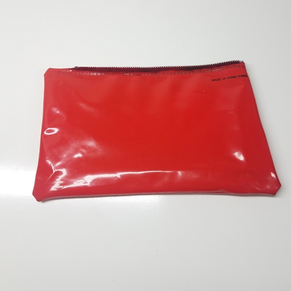 Vintage Red Pencil Case with Lunch Money Pouch - Picture 3 of 13